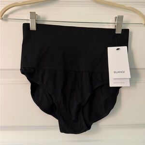 NWT BLANQI Postpartum Panties, Black, M